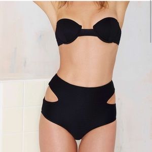 Beach Riot Atlas black Bikini Set, size M